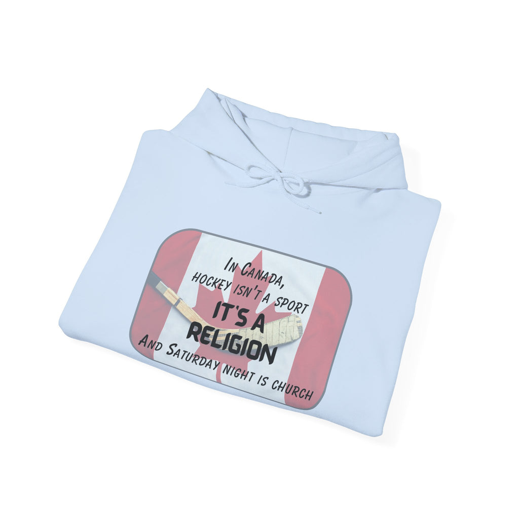 Canada Hockey Religion Hoodie