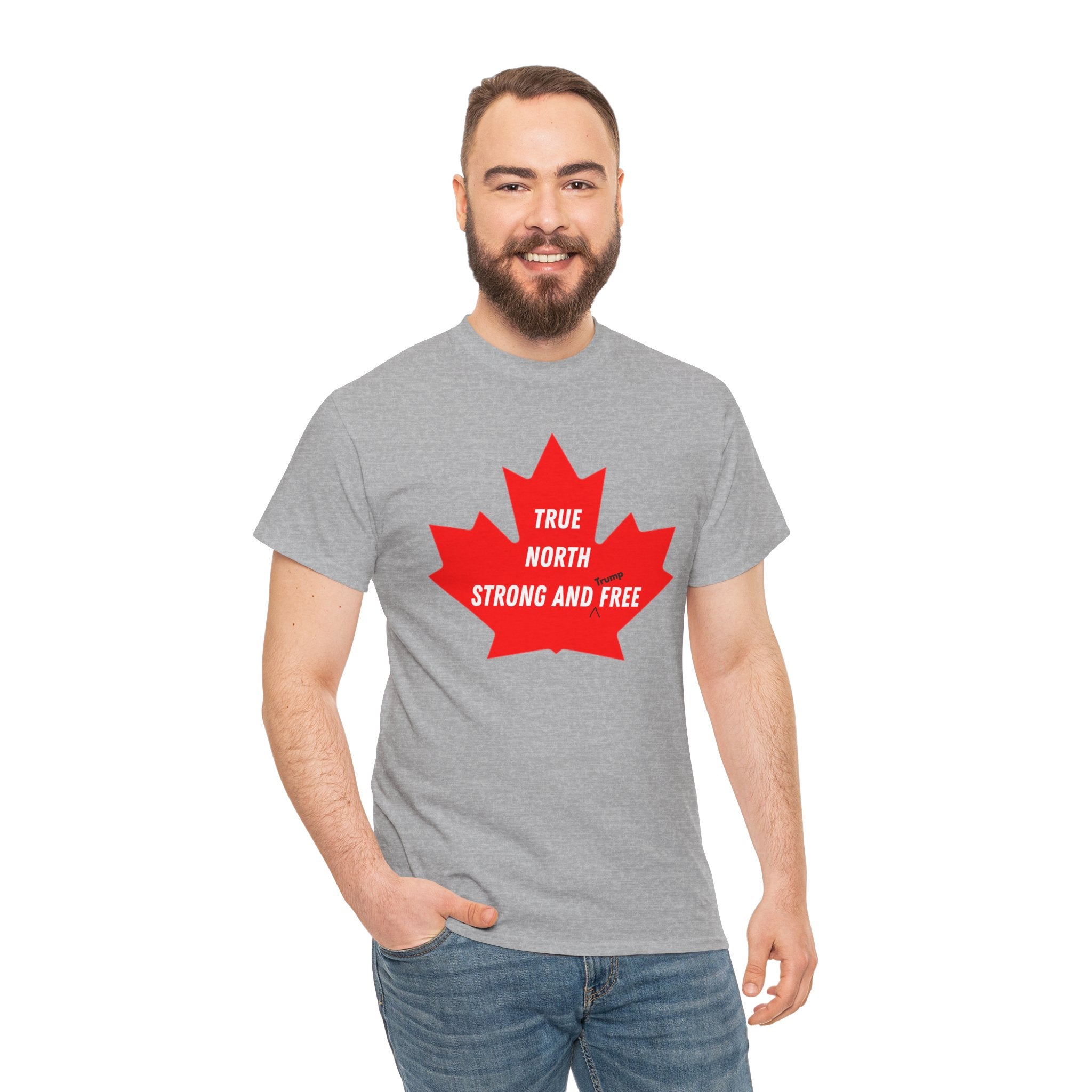 Canada True North Strong and Free Anti Trump T‑Shirt