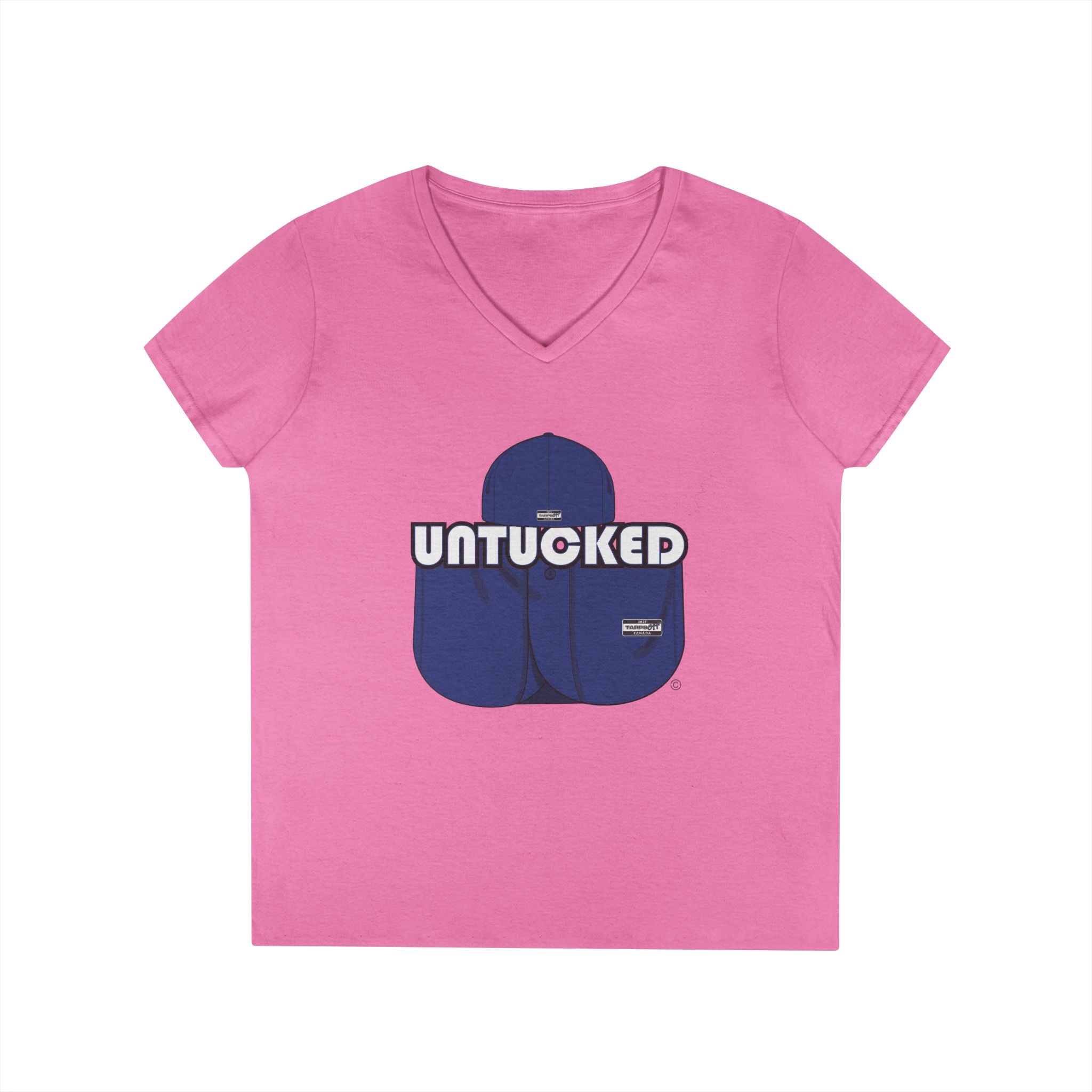 Untucked Ladies' V-Neck T-Shirt
