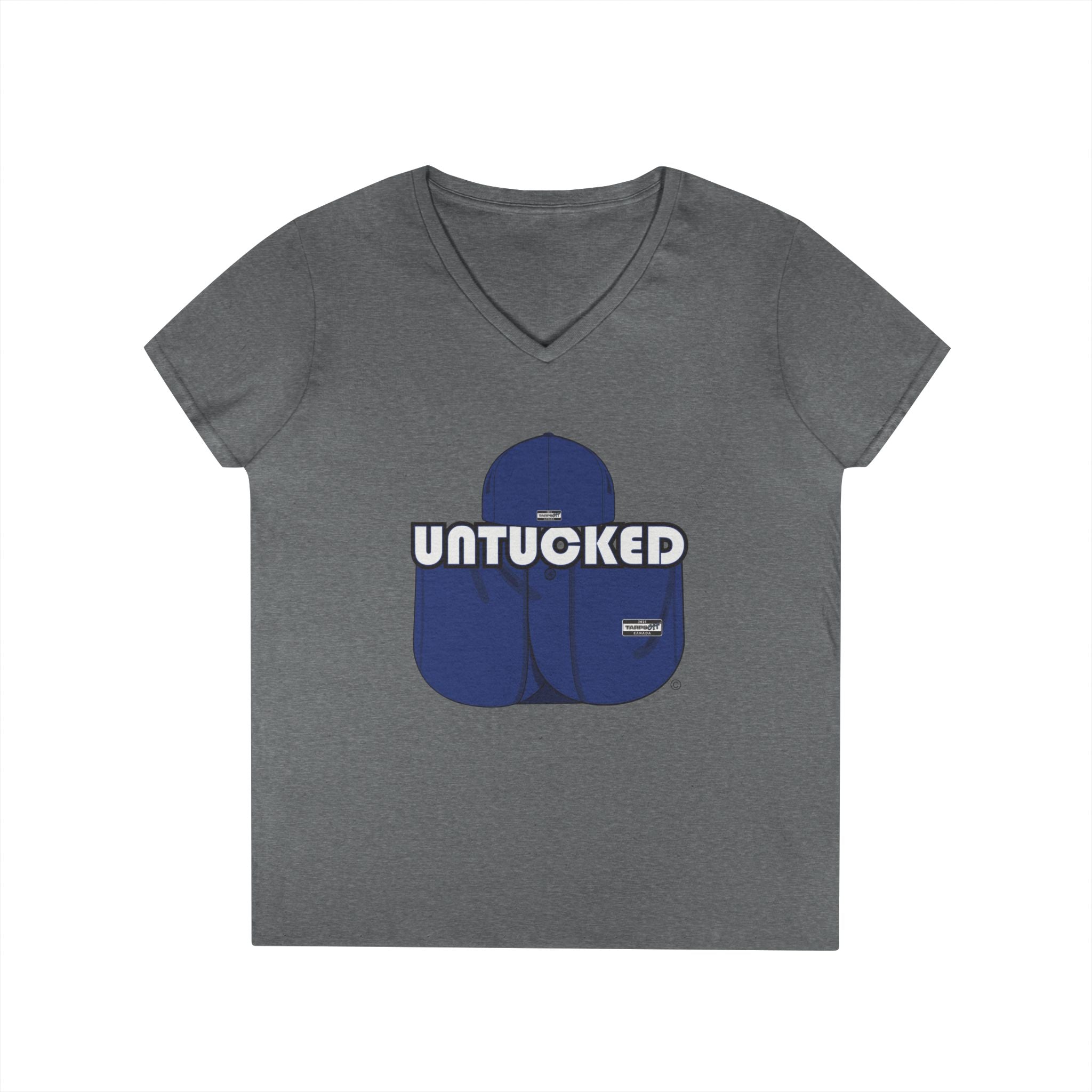 Untucked Ladies' V-Neck T-Shirt