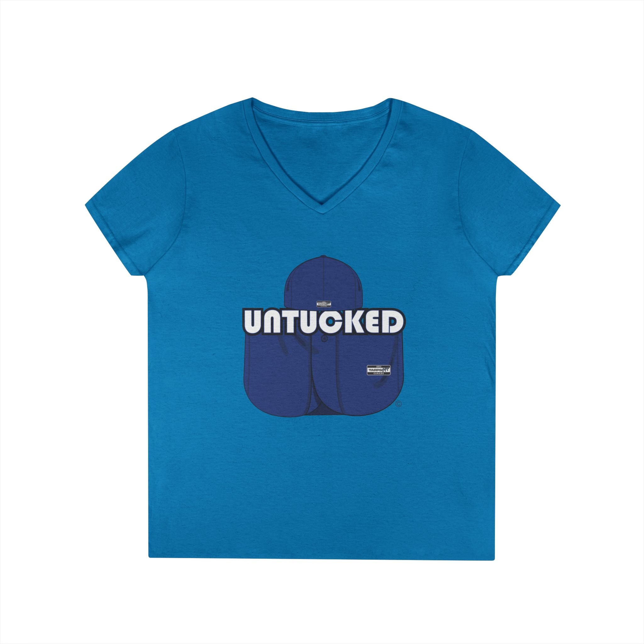 Untucked Ladies' V-Neck T-Shirt
