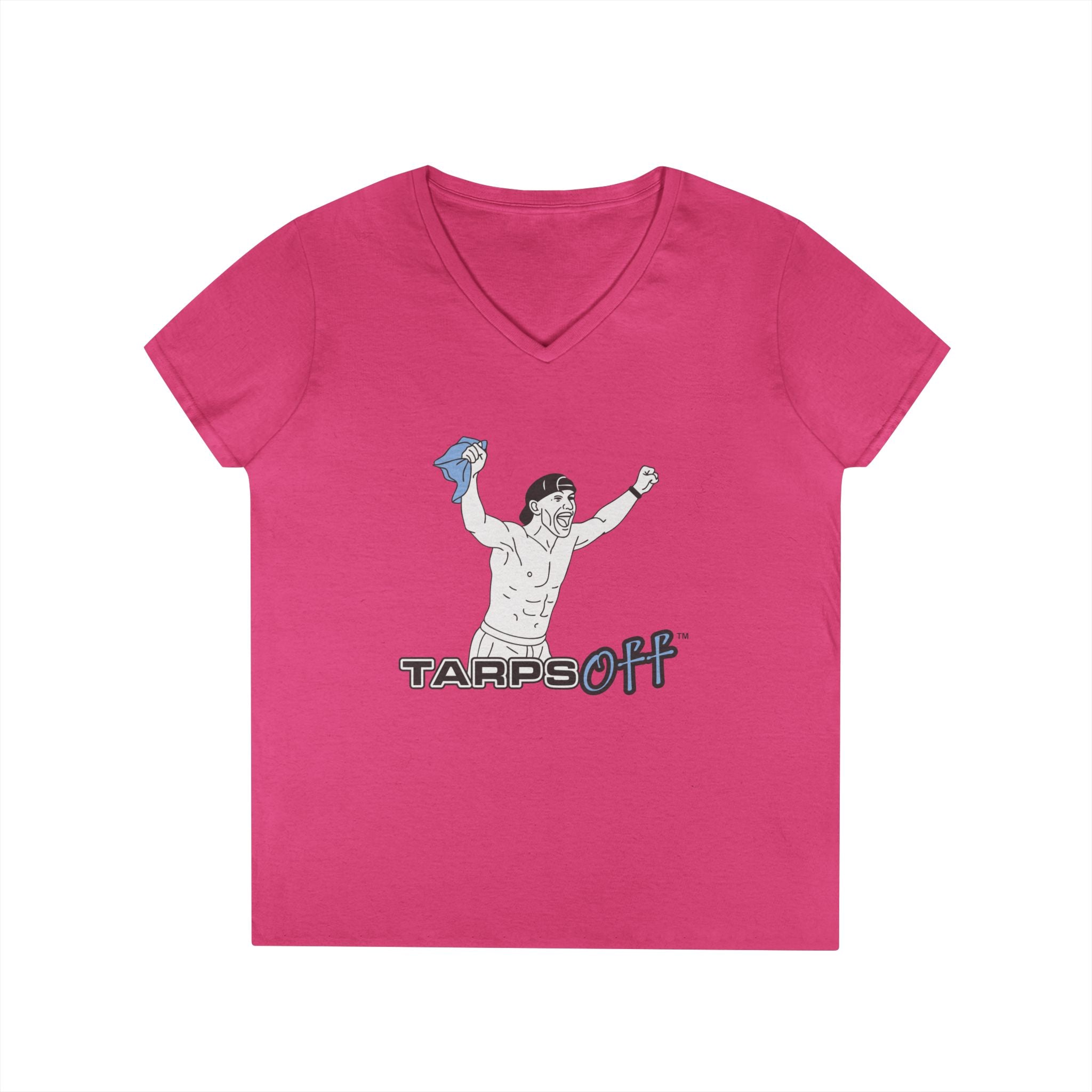 Tarps Off Ladies' V-Neck T-Shirt