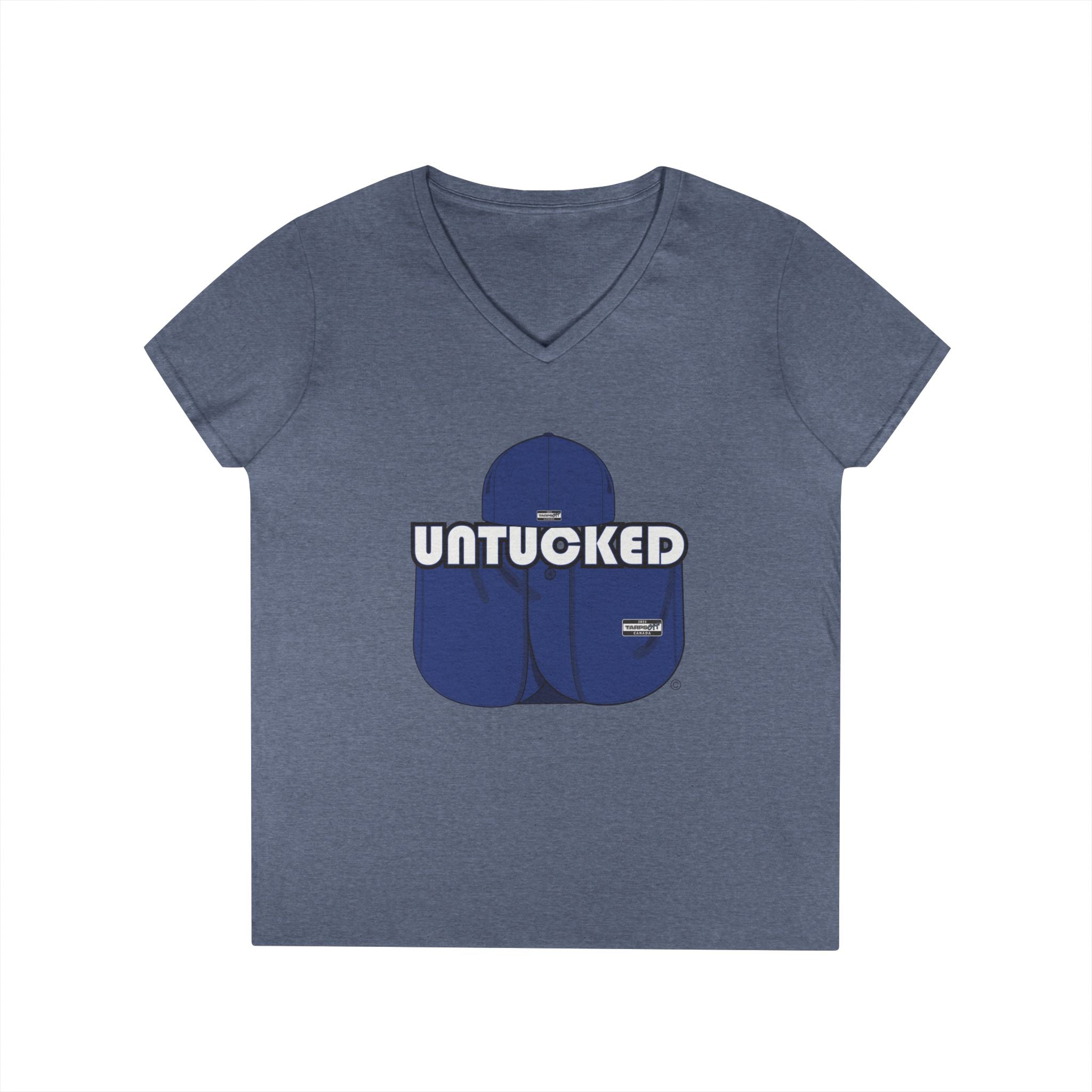 Untucked Ladies' V-Neck T-Shirt