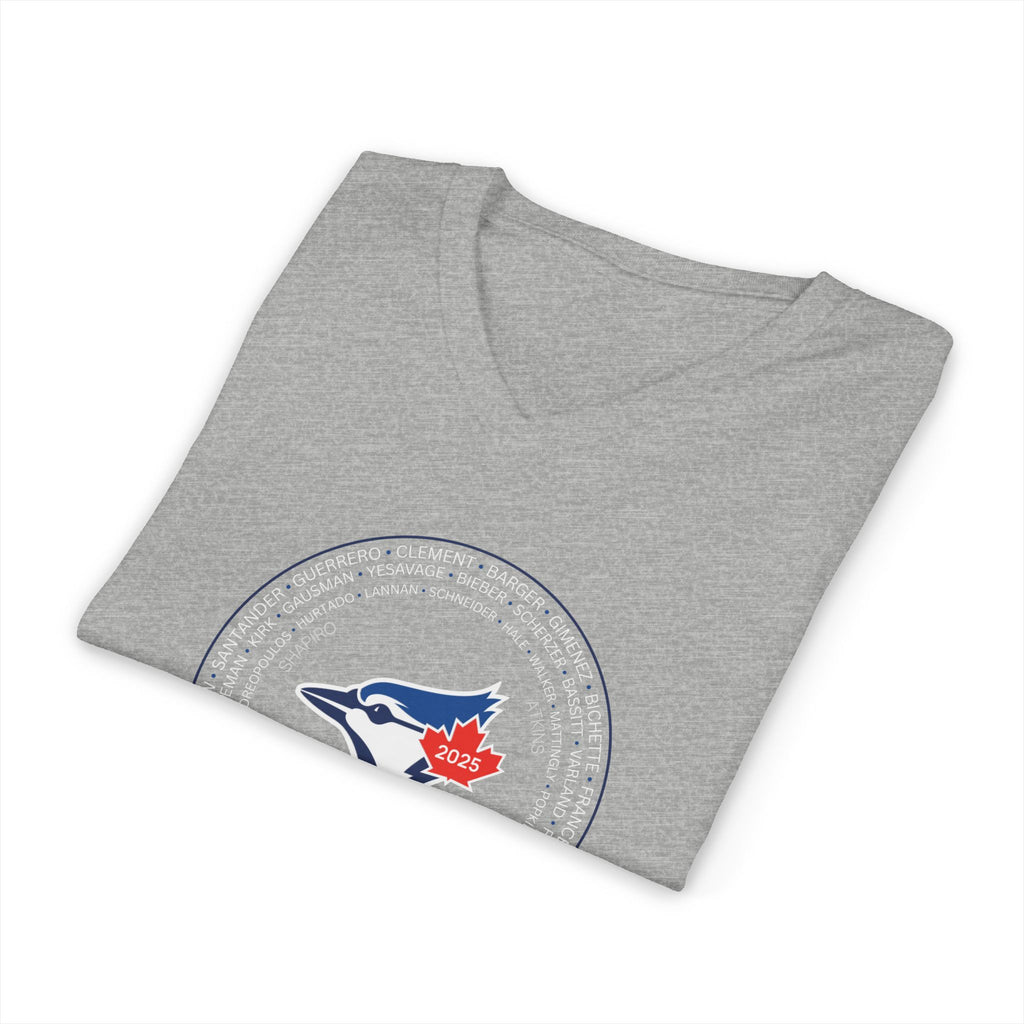 2025 Toronto Blue Jays Post-Season Roster V-Neck T-Shirt