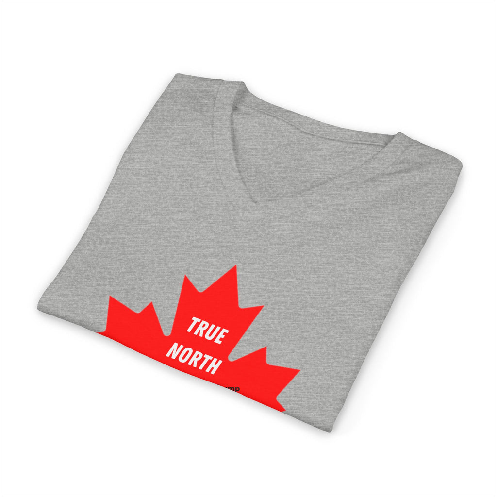 Canada True North Strong and Free Anti Trump V-Neck T-Shirt
