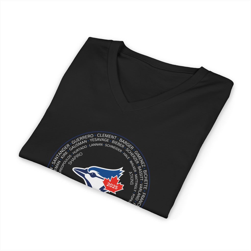 2025 Toronto Blue Jays Post-Season Roster V-Neck T-Shirt