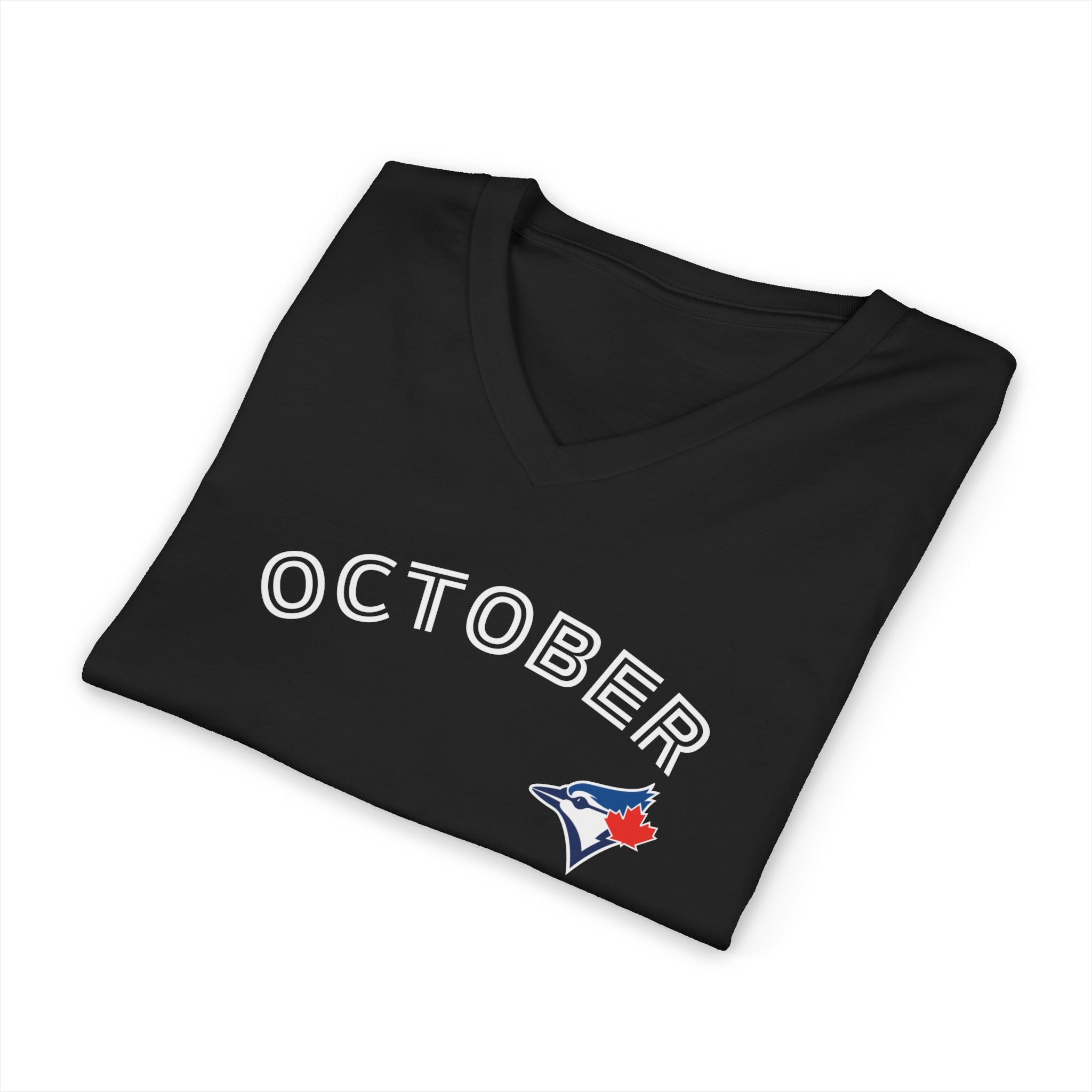 Toronto Blue Jays Arched October Starts in March V‑Neck T-Shirt