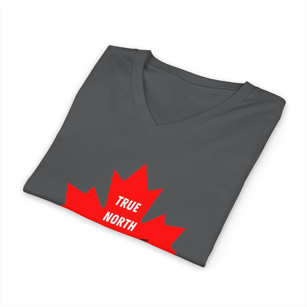 Canada True North Strong and Free Anti Trump V-Neck T-Shirt
