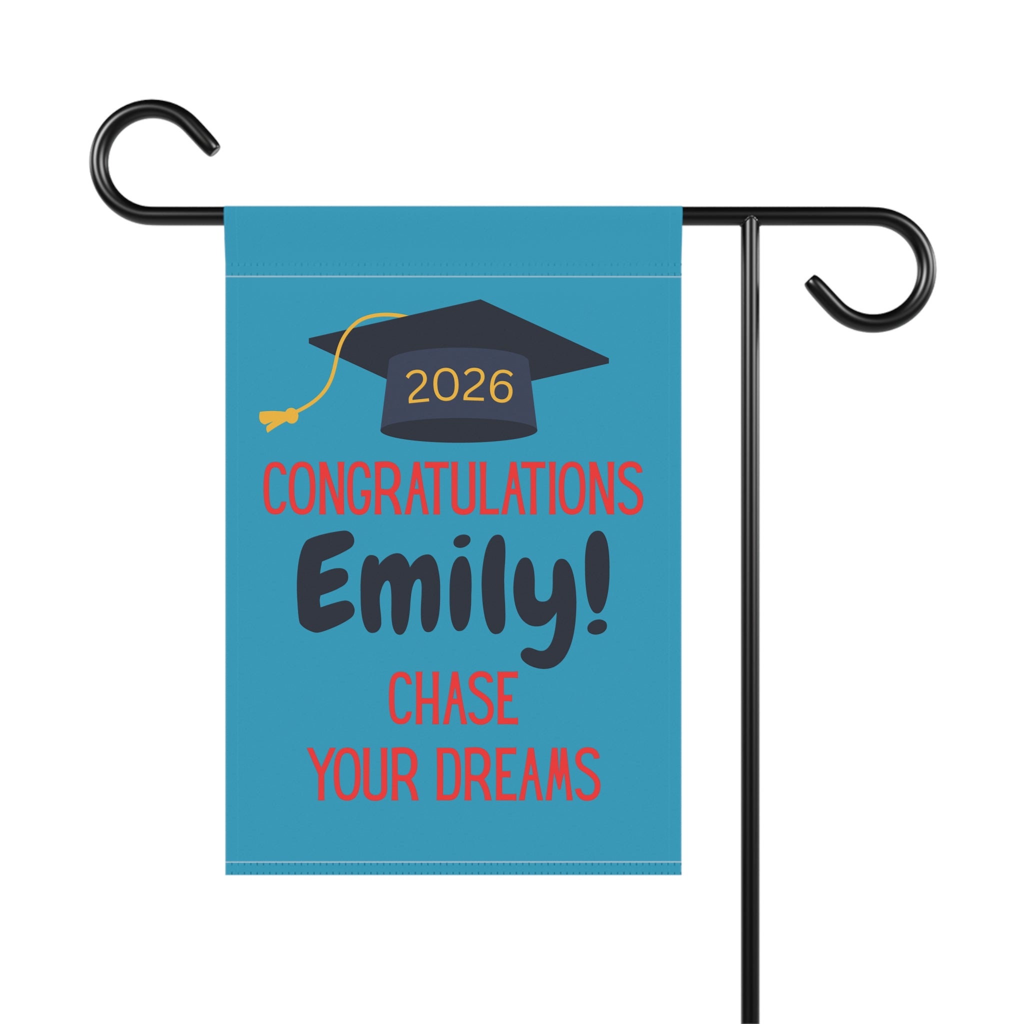 Graduation Garden Flag