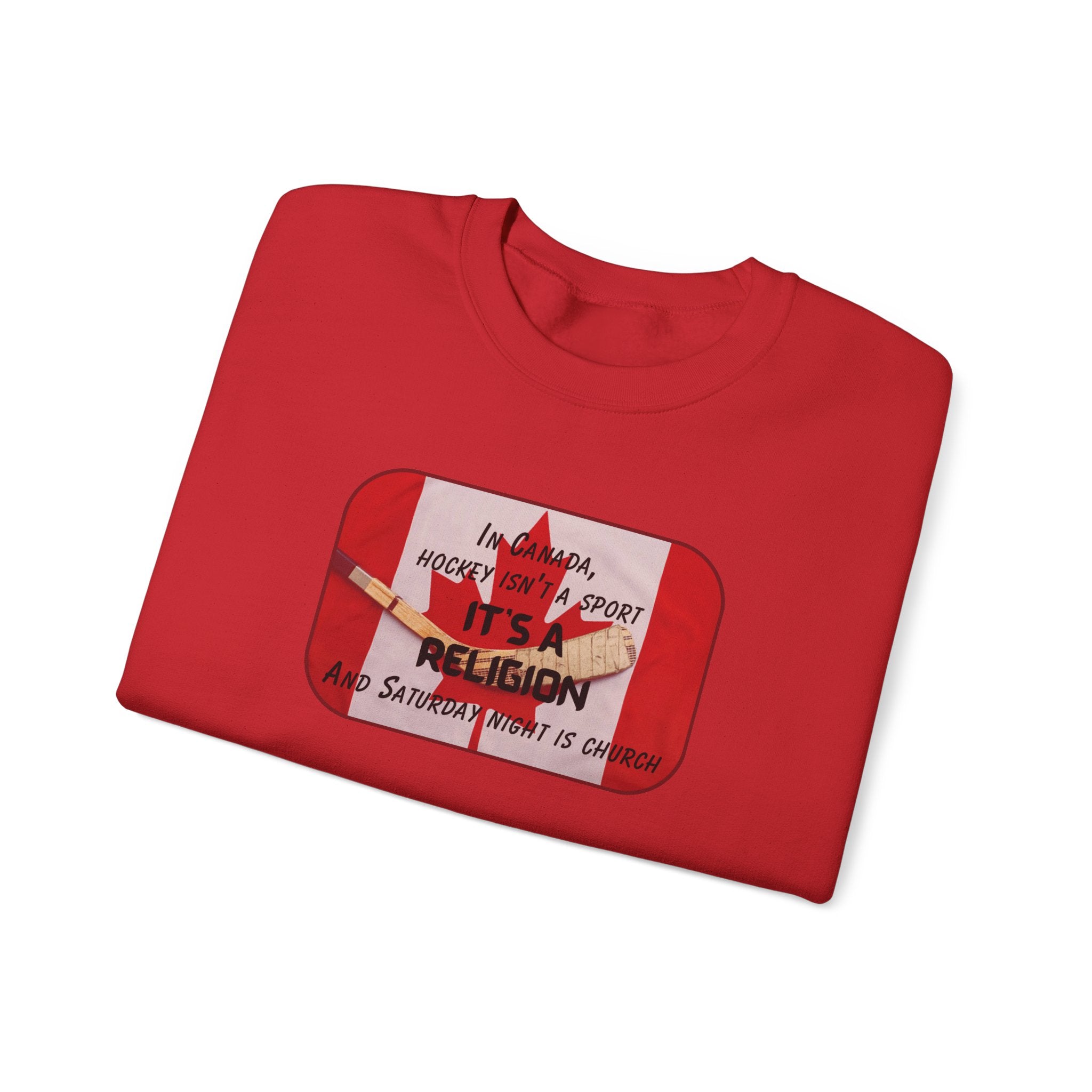 Canada Hockey Religion Sweatshirt