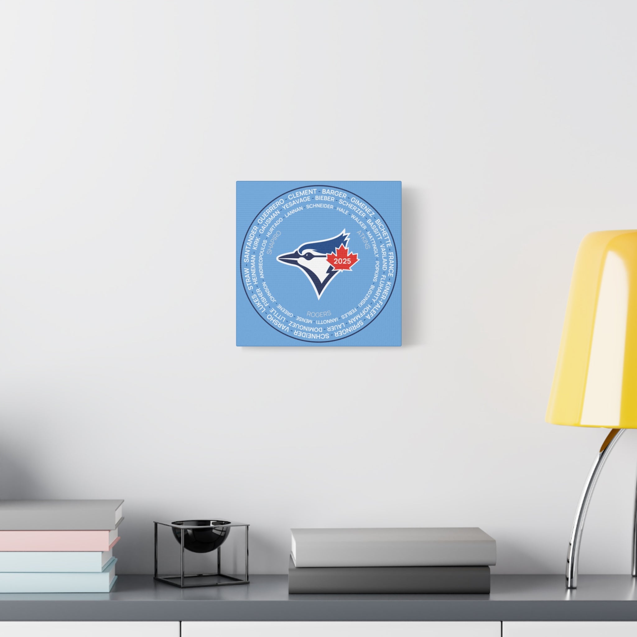 2025 Toronto Blue Jays Post Season Roster Canvas Print
