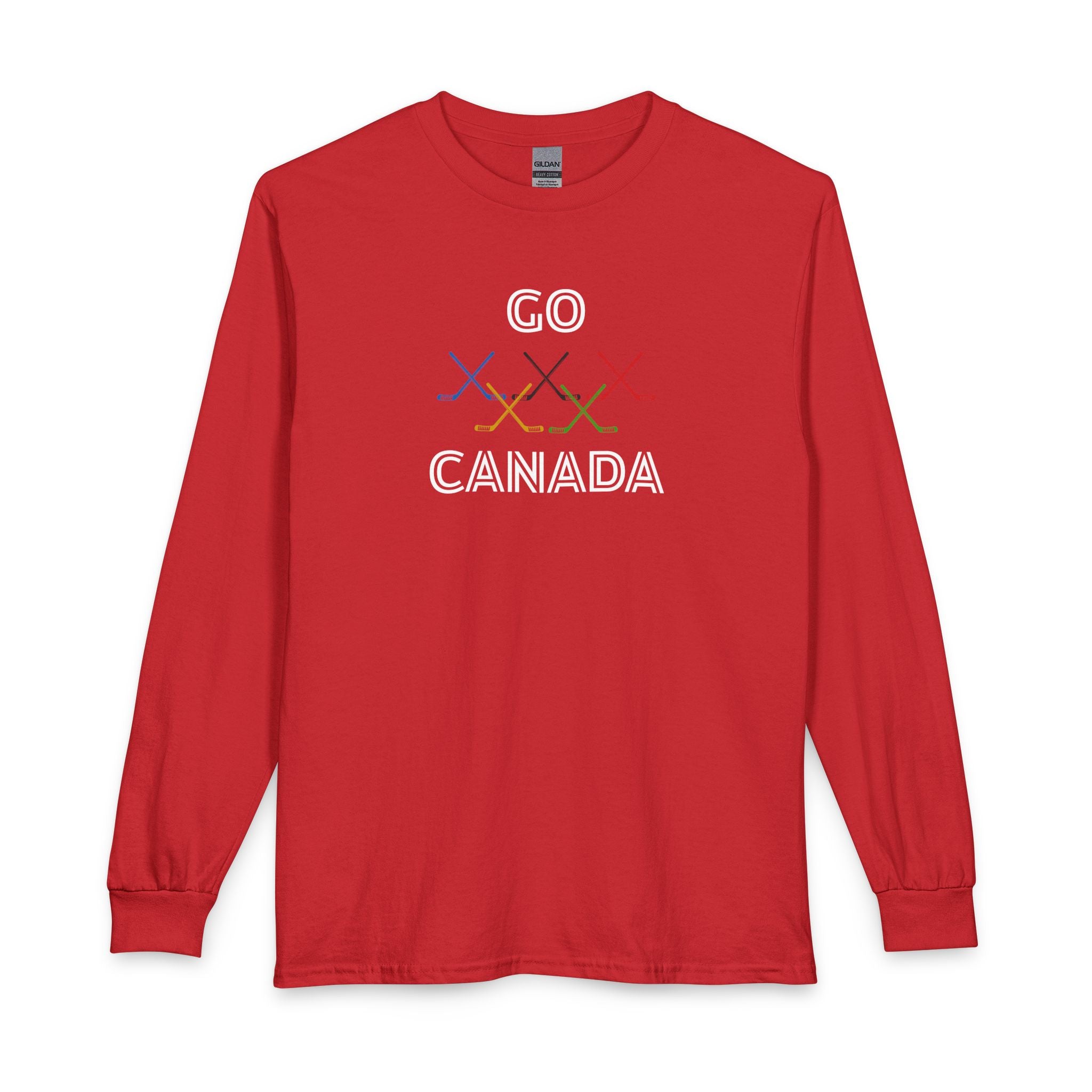 Canada Stick Rings Long Sleeve T-Shirt