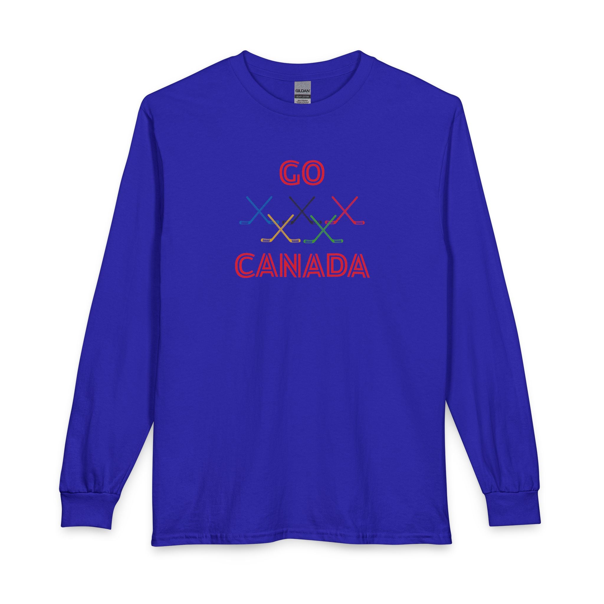 Canada Stick Rings Long Sleeve T-Shirt