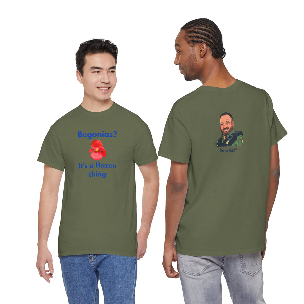 Chief Bradley Taylor Begonias? Front/Back T‑Shirt