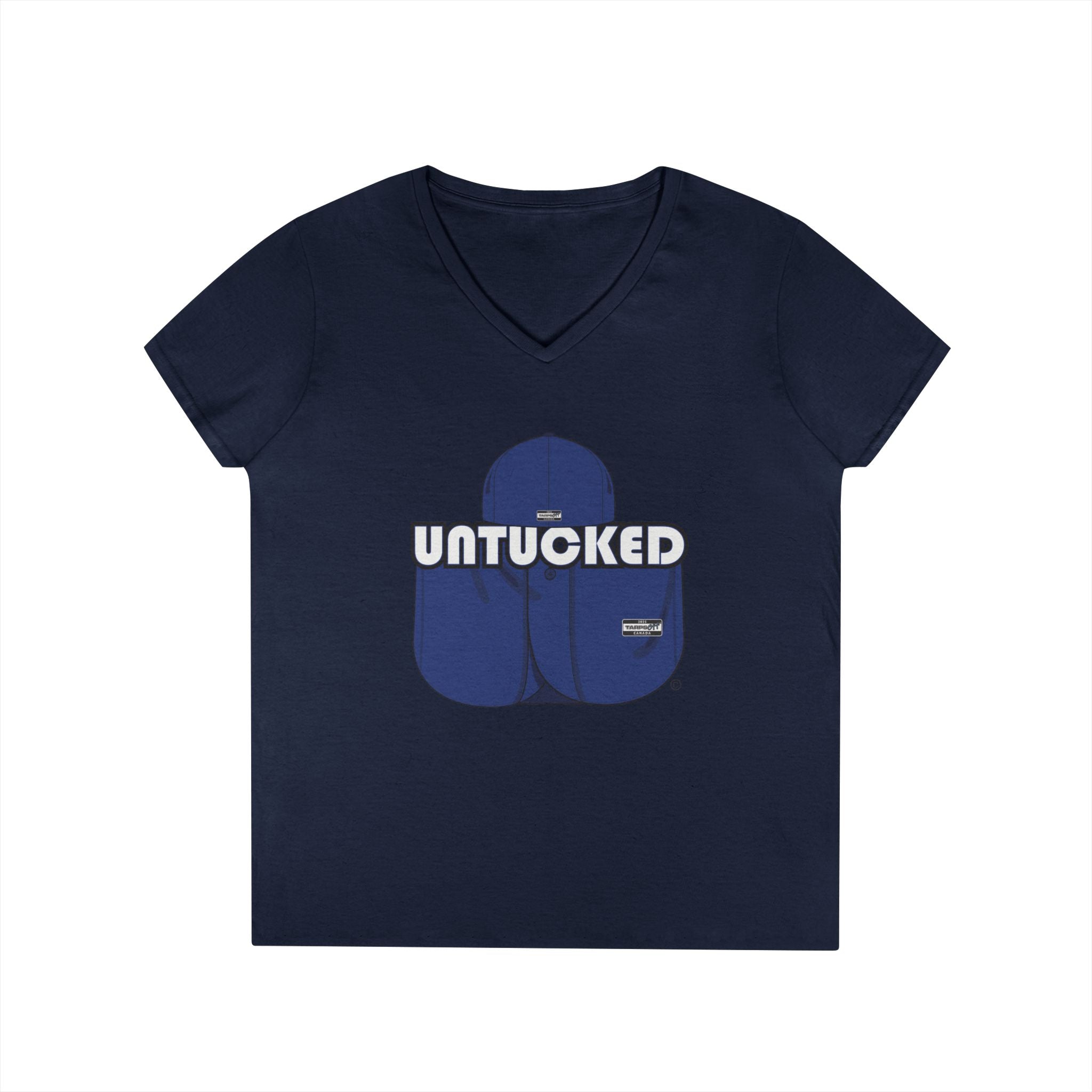Untucked Ladies' V-Neck T-Shirt