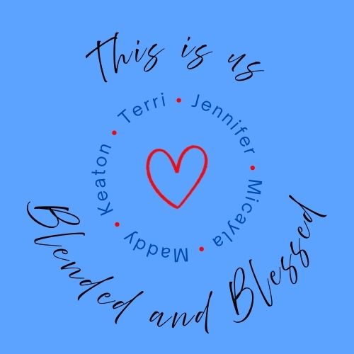 Blended & Blessed - Personalized on Canvas