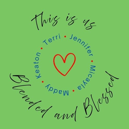 Blended & Blessed - Personalized on Canvas