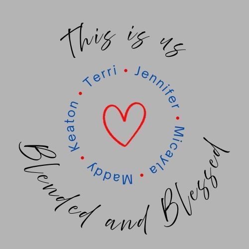 Blended & Blessed - Personalized on Canvas