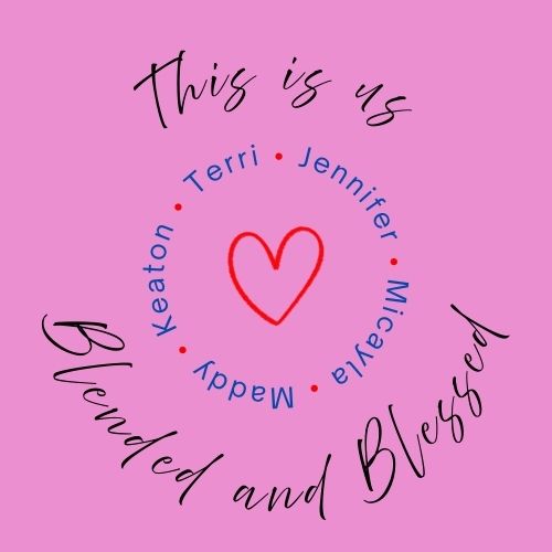 Blended & Blessed - Personalized on Canvas