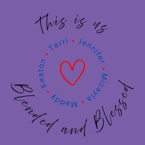 Blended & Blessed - Personalized on Canvas