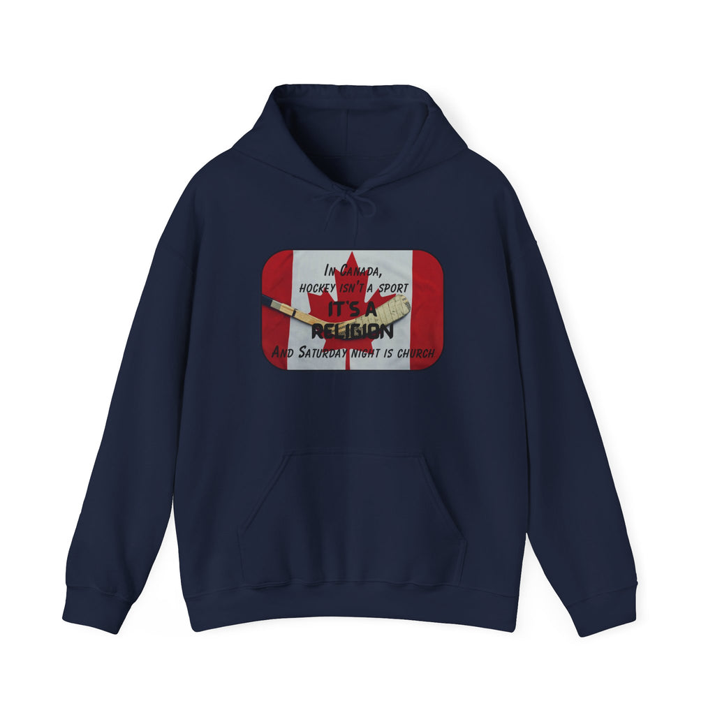 Canada Hockey Religion Hoodie