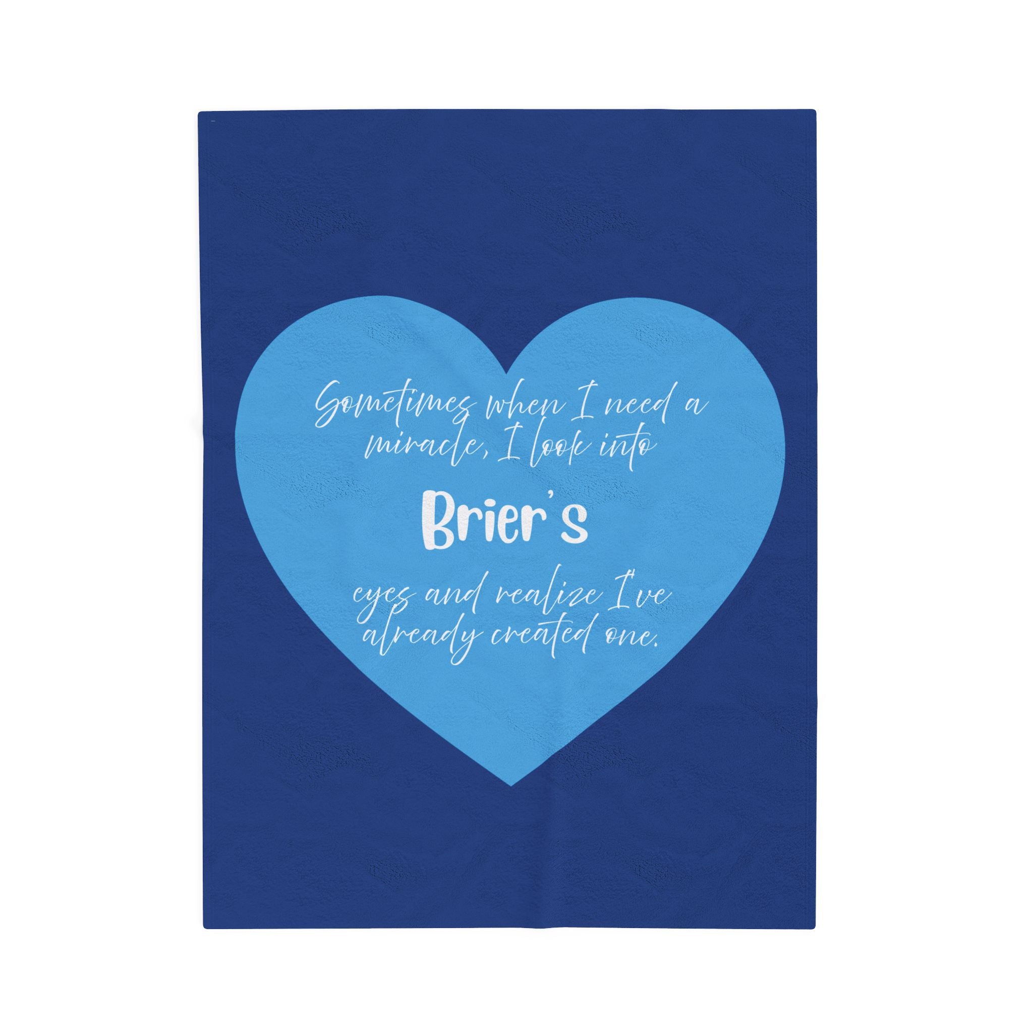 Personalized Miracle Plush Blanket