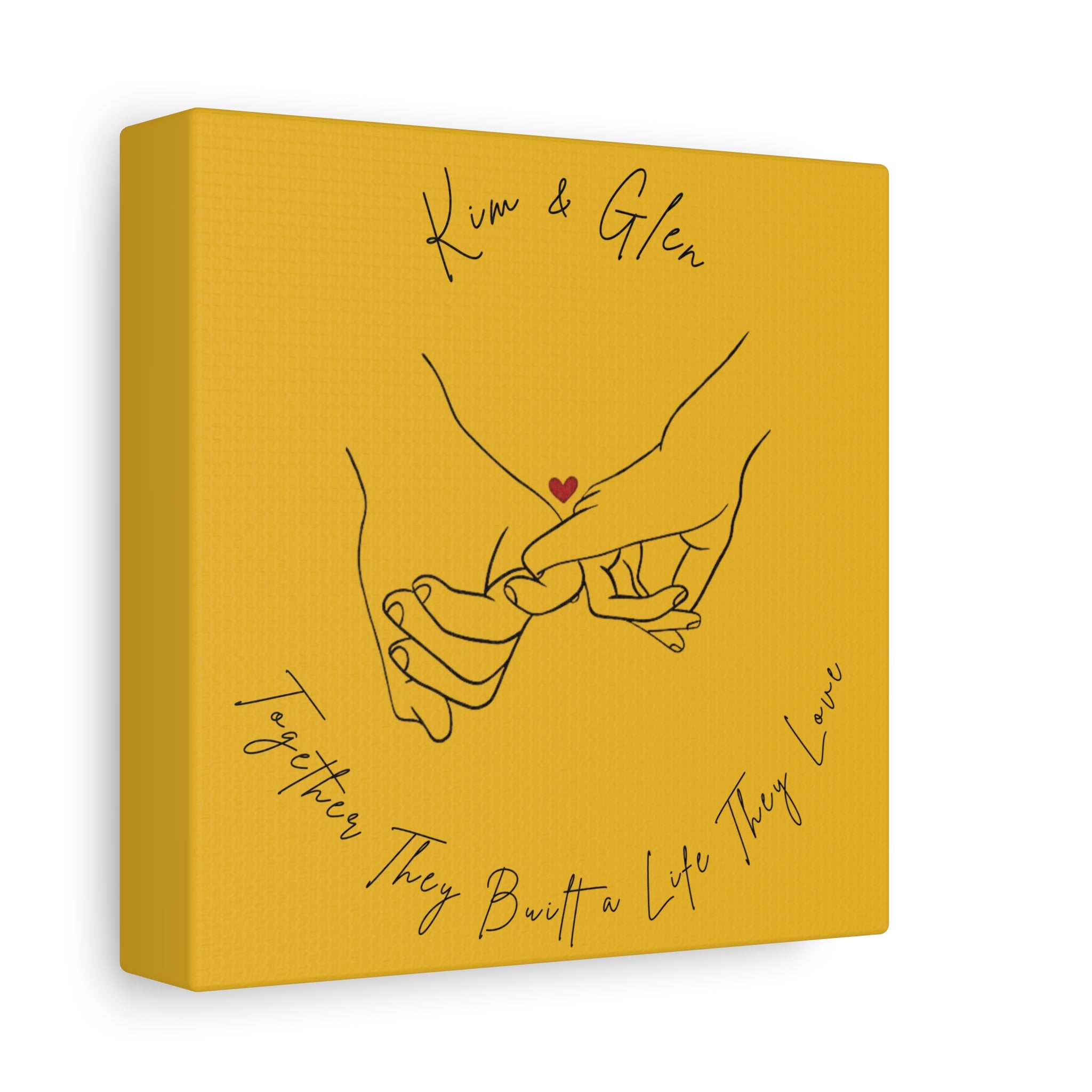 A Life They Love - Personalized on Canvas