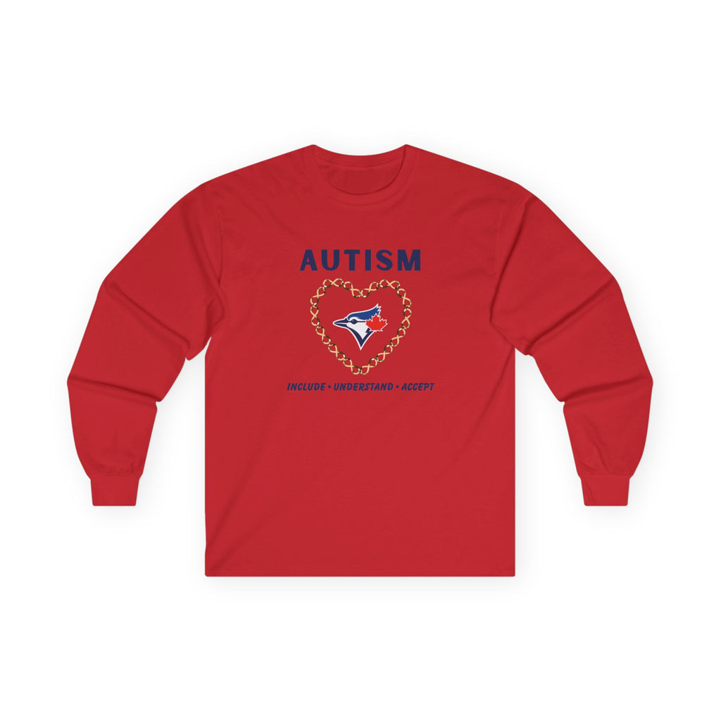 Toronto Blue Jays Autism Awareness Long Sleeve T-Shirt