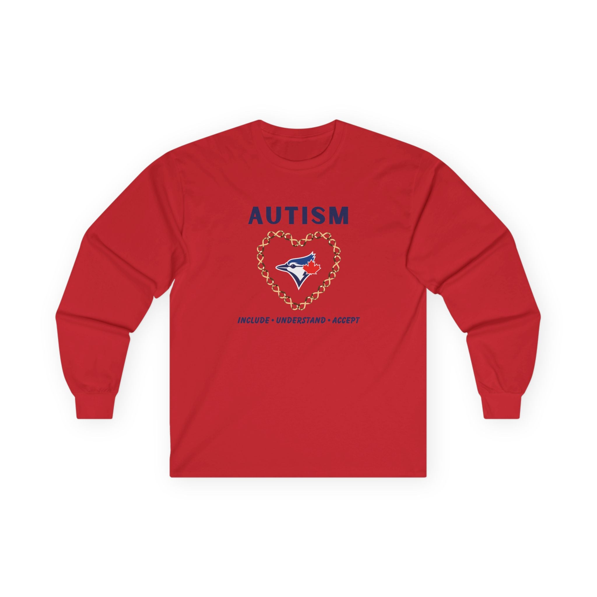 Toronto Blue Jays Autism Awareness Long Sleeve T-Shirt