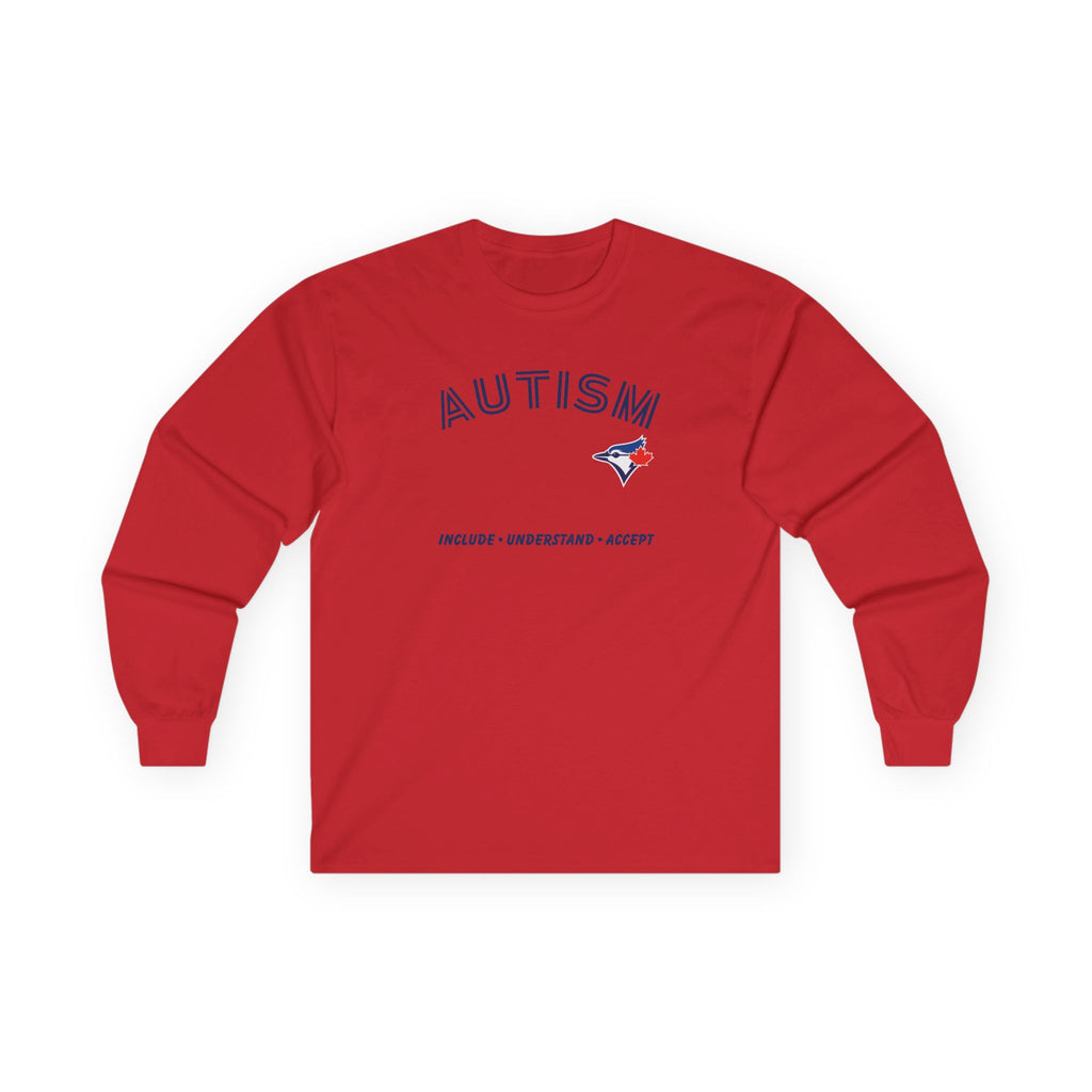 Toronto Blue Jays Autism Awareness Long Sleeve T-Shirt