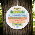 funny trailer wood sign personalized